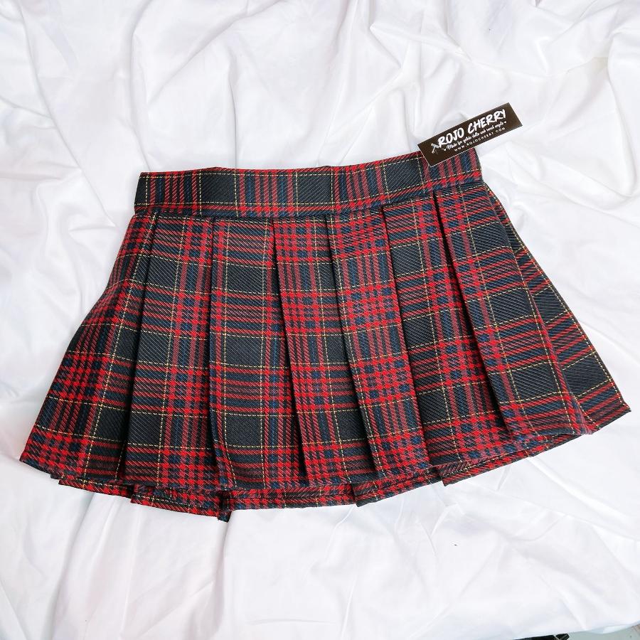 Falda Brat Rojo Mate 